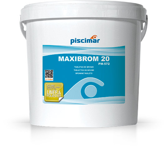 Maxibrom 20 Bromo en Tabletas (5kg) para spas y piscinas